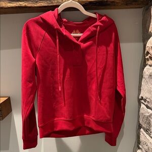 Lilly Pulitzer Bright Red Hooded Pullover